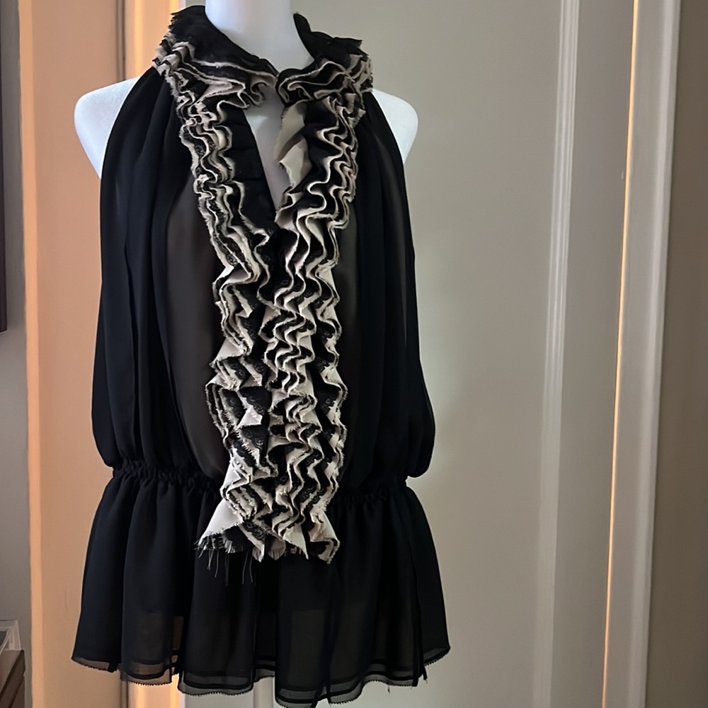Neiman Marcus for Target-robert Rodriguez Women's Ruffled Top